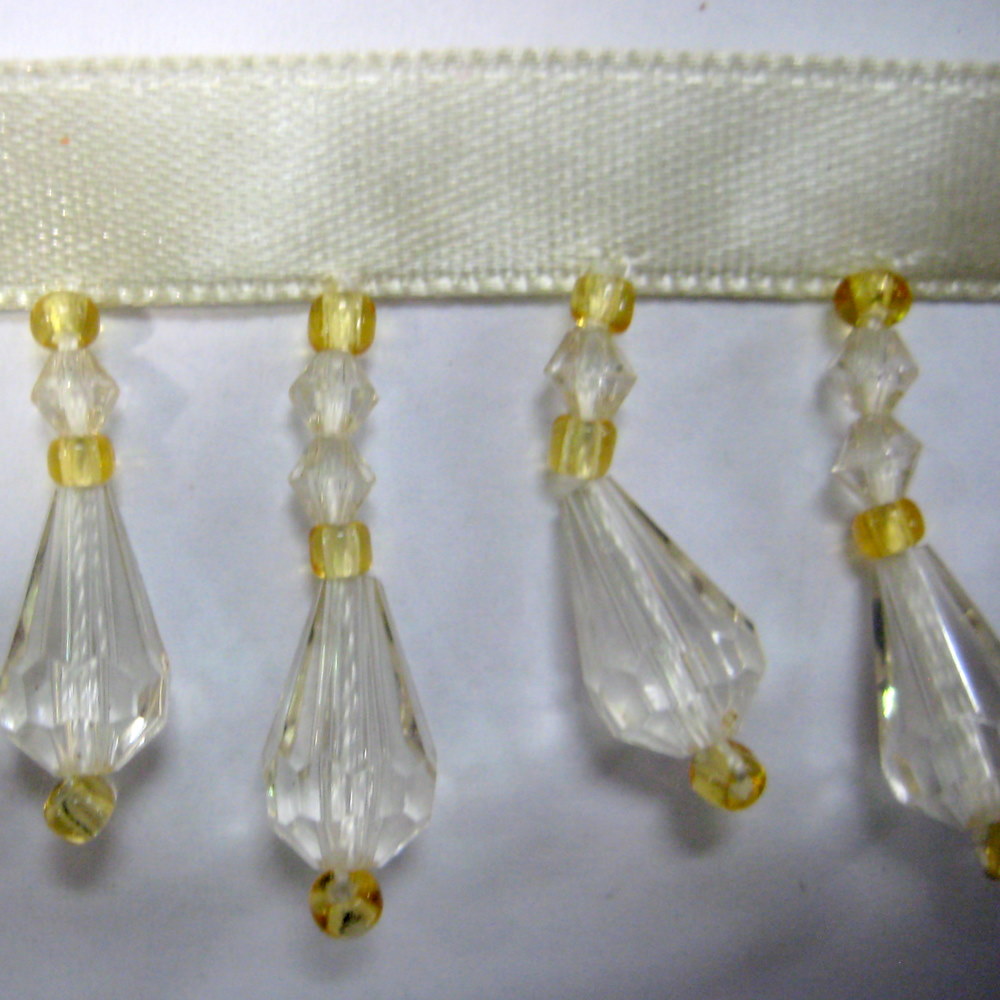 GLASS BEADED FRINGE GLASS BEADED FRINGE